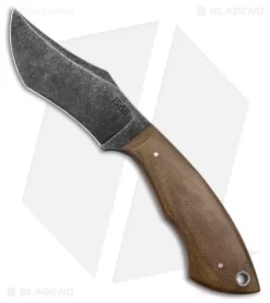 15:58 Knife Co. Ridgerunner Fixed Blade Knife Green Micarta (3.25" Black SW)