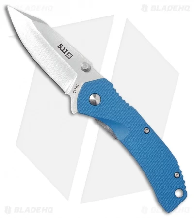 5.11 Tactical Inceptor Curia Frame Lock Knife Blue FRN (2.625" Satin) 1 5.11 Tactical Inceptor Curia Frame Lock Knife Blue FRN (2.625" Satin)