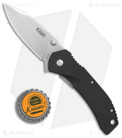 5.11 Tactical Inceptor Curia Frame Lock Knife Black FRN (2.625" Satin) 4 5.11 Tactical Inceptor Curia Frame Lock Knife Black FRN (2.625" Satin) - Image 4