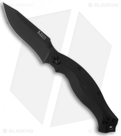 5.11 Tactical XPRT Folding Knife (3.75" Black Plain) 51036 1 5.11 Tactical XPRT Folding Knife (3.75" Black Plain) 51036