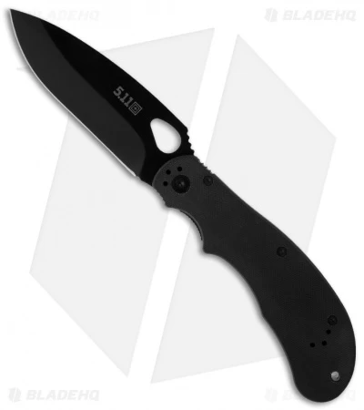 5.11 Tactical Scout Liner Lock Knife Black G-10 (3.5" Black) 51027 1 5.11 Tactical Scout Liner Lock Knife Black G-10 (3.5" Black) 51027
