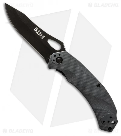 5.11 Tactical Alpha Liner Lock Folding Knife Gray FRN (3" Black) 51127 1 5.11 Tactical Alpha Liner Lock Folding Knife Gray FRN (3" Black) 51127