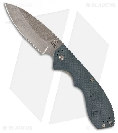 5.11 Tactical Courser 3.5 Liner Lock Knife Blue FRN (3.5" Stonewash Serr) 1 5.11 Tactical Courser 3.5 Liner Lock Knife Blue FRN (3.5" Stonewash Serr)