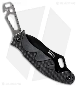 5.11 Tactical Double Duty Quick Fix Liner Lock Knife Black FRN (3.75" Black) 5 5.11 Tactical Double Duty Quick Fix Liner Lock Knife Black FRN (3.75" Black) -Knife Shop 511 Tactical Double Duty Quick Fix Black FRN black BHQ 48198 er spine
