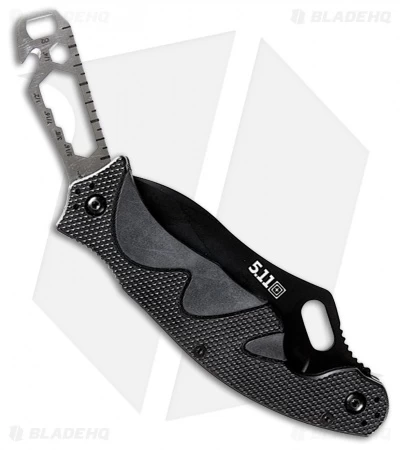 5.11 Tactical Double Duty Quick Fix Liner Lock Knife Black FRN (3.75" Black) 3 5.11 Tactical Double Duty Quick Fix Liner Lock Knife Black FRN (3.75" Black) - Image 3