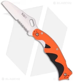 5.11 Tactical Double Duty Responder Liner Lock Knife (3.7" Satin Serr) 51073