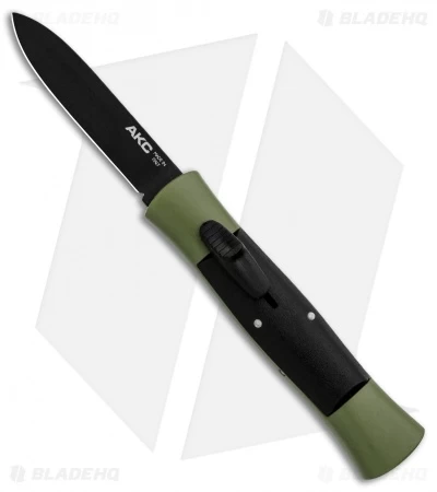 AKC Concord OTF Automatic Knife Green/Black (2.75" Black Flat) 1 AKC Concord OTF Automatic Knife Green/Black (2.75" Black Flat)
