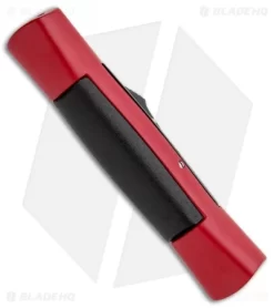AKC 007 Concord OTF Automatic Knife Red/Black (2.75" Black Flat) -Knife Shop AKC 007 Concord OTF Red Black Flat GX 30499 jr side