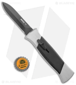 AKC 777 Blackfinger Dagger OTF Automatic Knife Brushed (3.4" Black) -Knife Shop AKC 777 Blackfinger Dagger OTF Auto Brushed Black BHQ 138853 jr bottlecap