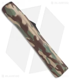AKC Concord OTF Automatic Knife Camo Rubber (3.25" Gold) 6 AKC Concord OTF Automatic Knife Camo Rubber (3.25" Gold) -Knife Shop AKC Concord OTF Camo Rubber Gold BHQ 72046 jr side