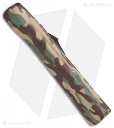 AKC Concord OTF Automatic Knife Camo Rubber (3.25" Gold) 3 AKC Concord OTF Automatic Knife Camo Rubber (3.25" Gold) - Image 3