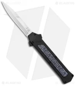 AKC F-16 D/A Bayonet OTF Automatic Knife Weave (3.3" Satin)