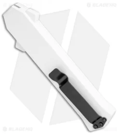 AKC F-16 D/A Bayonet OTF Automatic Knife White (3.3" Two Tone) 6 AKC F-16 D/A Bayonet OTF Automatic Knife White (3.3" Two Tone) -Knife Shop AKC F 16 DA Bayo OTF Auto White TT BHQ 114660 jr side