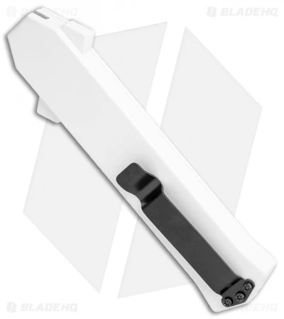 AKC F-16 D/A Bayonet OTF Automatic Knife White (3.3" Two Tone) 3 AKC F-16 D/A Bayonet OTF Automatic Knife White (3.3" Two Tone) - Image 3