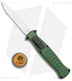 AKC X-treme EVO OTF Automatic Knife Green (3.5" Satin) -Knife Shop AKC X treme EVO OTF Auto Green Satin BHQ 105417 jr bottlecap