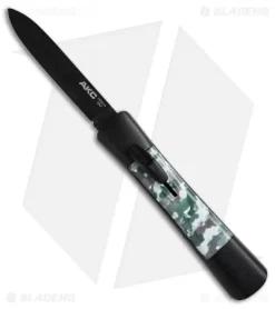 AKC Concord OTF Automatic Knife Arctic Camo (3.25" Black Flat)