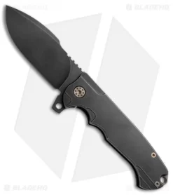 Andre De Villiers Milspec Harpoon Knife Black W/ Bronze HW (3.875" Black) AdV