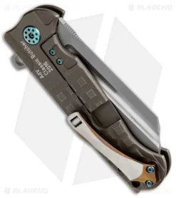 Andre De Villiers Classic Butcher Knife Bronze Knurled (4" BB Hamon) AdV -Knife Shop Andre de Villiers Classic Butcher BB Bronze Knurled BHQ 50194 jr side