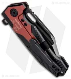 Andre De Villiers Custom Beast "Freak" Flipper Knife Deadpool (3.75" Black) 6 Andre De Villiers Custom Beast "Freak" Flipper Knife Deadpool (3.75" Black) -Knife Shop Andre de Villiers Custom Beast Freak Deadpool TT BHQ 71756 jr side