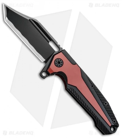 Andre De Villiers Custom Beast "Freak" Flipper Knife Deadpool (3.75" Black) 1 Andre De Villiers Custom Beast "Freak" Flipper Knife Deadpool (3.75" Black)