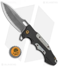 Andre De Villiers Custom Hummer Flipper Knife Holographic (4.25" Two-Tone) AdV -Knife Shop Andre de Villiers Custom Hummer Flipper Holographic TT BHQ 89614 jr bottlecap