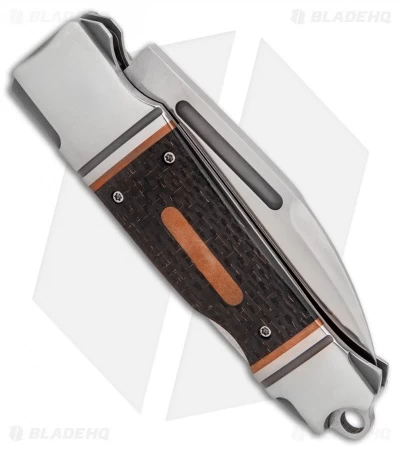 Andre De Villiers Impi Lockback Knife LSCF W/ Copper Inlay (3.1" Satin) AdV 2 Andre De Villiers Impi Lockback Knife LSCF W/ Copper Inlay (3.1" Satin) AdV - Image 2