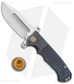 Andre De Villiers Mid-Tech DF Frag Frame Lock Knife Blue/Bronze Ti (3.88" Satin) 7 Andre De Villiers Mid-Tech DF Frag Frame Lock Knife Blue/Bronze Ti (3.88" Satin) -Knife Shop Andre de Villiers Mid Tech DF Frag FL Blue Bronze Ti Satin BHQ 89516 jr bottlecap