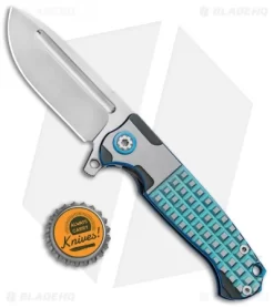 Andre De Villiers Mini Pathfinder Knife Frag Blue Ti (3.2" Satin) AdV 7 Andre De Villiers Mini Pathfinder Knife Frag Blue Ti (3.2" Satin) AdV -Knife Shop Andre de Villiers Mini Pathfinder Frag Blue Ti Satin BHQ 89417 jr bottlecap