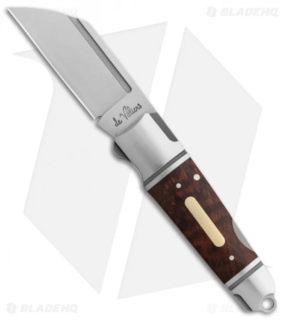 Andre De Villiers Pocket Butcher Lockback Knife Rosewood W/Clip (2.9" Satin) AdV 1 Andre De Villiers Pocket Butcher Lockback Knife Rosewood W/Clip (2.9" Satin) AdV