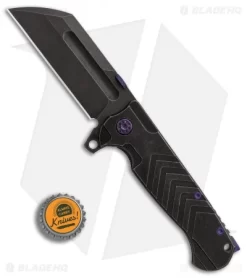 Andre De Villiers Tac Butcher Frame Lock Knife Arrow Ti Purple Ano (4" Black SW) 7 Andre De Villiers Tac Butcher Frame Lock Knife Arrow Ti Purple Ano (4" Black SW) -Knife Shop Andre de Villiers Tac Butcher Arrow Ti Purple Ano black SW BHQ 83608 er bottlecap