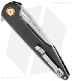 Artisan Cutlery Archaeo Liner Lock Knife Smooth Black G-10 (3.75" Stonewash) 6 Artisan Cutlery Archaeo Liner Lock Knife Smooth Black G-10 (3.75" Stonewash) -Knife Shop Artisan Cutlery Archaeo LL Smooth Black G 10 SW ATZ1821PBKC BHQ 102915 jr side