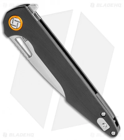 Artisan Cutlery Archaeo Liner Lock Knife Smooth Black G-10 (3.75" Stonewash) 2 Artisan Cutlery Archaeo Liner Lock Knife Smooth Black G-10 (3.75" Stonewash) - Image 2