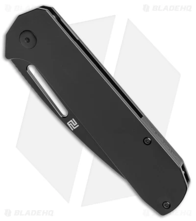 Artisan Cutlery Arion Frame Lock Knife Black Titanium (3.6" Black 20CV) 2 Artisan Cutlery Arion Frame Lock Knife Black Titanium (3.6" Black 20CV) - Image 2