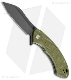 Artisan Cutlery Eterno Liner Lock Knife OD Green G-10 (3.54" Black D2)