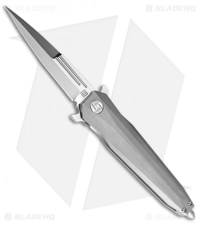 Artisan Cutlery Hornet Liner Lock Knife Gray Titanium (3.54" Satin M390) 1 Artisan Cutlery Hornet Liner Lock Knife Gray Titanium (3.54" Satin M390)