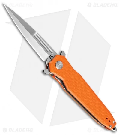 Artisan Cutlery Hornet Liner Lock Knife Orange G-10 (3.54" Satin D2) 1 Artisan Cutlery Hornet Liner Lock Knife Orange G-10 (3.54" Satin D2)