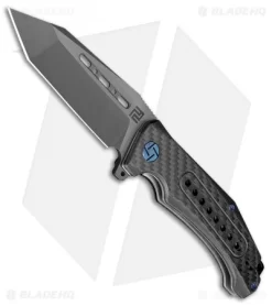 Artisan Cutlery Jungle Liner Lock Knife Carbon Fiber (3.8" Black S35VN)