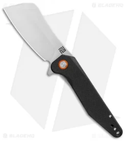 Artisan Cutlery Osprey Liner Lock Knife Textured Black G-10 (3.6" Stonewash)