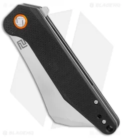 Artisan Cutlery Osprey Liner Lock Knife Textured Black G-10 (3.6" Stonewash) 6 Artisan Cutlery Osprey Liner Lock Knife Textured Black G-10 (3.6" Stonewash) -Knife Shop Artisan Cutlery Osprey Textured Black G10 SW BHQ 87112 er spine