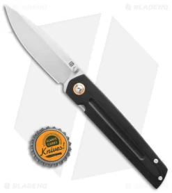 Artisan Cutlery Sirius Liner Lock Knife Black G-10 (3.5" Satin) 7 Artisan Cutlery Sirius Liner Lock Knife Black G-10 (3.5" Satin) -Knife Shop Artisan Cutlery Sirius Black Micarta Satin BHQ 139330 jr bottlecap