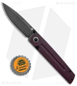 Artisan Cutlery Sirius Liner Lock Knife Purple Micarta (3.5"Black S35VN) 7 Artisan Cutlery Sirius Liner Lock Knife Purple Micarta (3.5"Black S35VN) -Knife Shop Artisan Cutlery Sirius FL Burgandy Micarta Black BHQ 144916 jr bottlecap