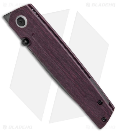 Artisan Cutlery Sirius Liner Lock Knife Purple Micarta (3.5"Black S35VN) 2 Artisan Cutlery Sirius Liner Lock Knife Purple Micarta (3.5"Black S35VN) - Image 2