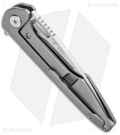 Artisan Cutlery Small Archaeo Frame Lock Flipper Knife Gray Ti/CF (3" Satin) 3 Artisan Cutlery Small Archaeo Frame Lock Flipper Knife Gray Ti/CF (3" Satin) - Image 3