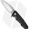Artisan Cutlery Small Predator Liner Lock Knife Black G-10 (3" Stonewash)