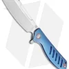 Artisan Cutlery Tomahawk Frame Lock Knife Blue Titanium (3.8" Satin M390)
