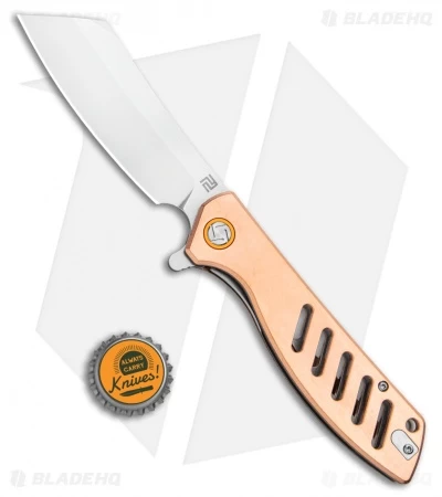 Artisan Cutlery Tomahawk Liner Lock Knife Copper (3.8" Stonewash) 1815P-CA 4 Artisan Cutlery Tomahawk Liner Lock Knife Copper (3.8" Stonewash) 1815P-CA - Image 4