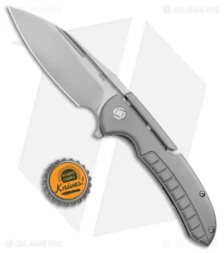 Artisan Cutlery Valor Frame Lock Knife Gray Titanium (3.5" Satin) 7 Artisan Cutlery Valor Frame Lock Knife Gray Titanium (3.5" Satin) -Knife Shop Artisan Cutlery Valor FL Gray Ti Satin BHQ 154091 jr bottlecap