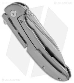 Artisan Cutlery Valor Frame Lock Knife Gray Titanium (3.5" Satin) 6 Artisan Cutlery Valor Frame Lock Knife Gray Titanium (3.5" Satin) -Knife Shop Artisan Cutlery Valor FL Gray Ti Satin BHQ 154091 jr side