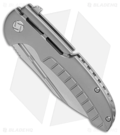 Artisan Cutlery Valor Frame Lock Knife Gray Titanium (3.5" Satin) 2 Artisan Cutlery Valor Frame Lock Knife Gray Titanium (3.5" Satin) - Image 2