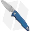 Artisan Cutlery Predator Frame Lock Knife Blue Titanium (3.75" SW) 1706G-BU